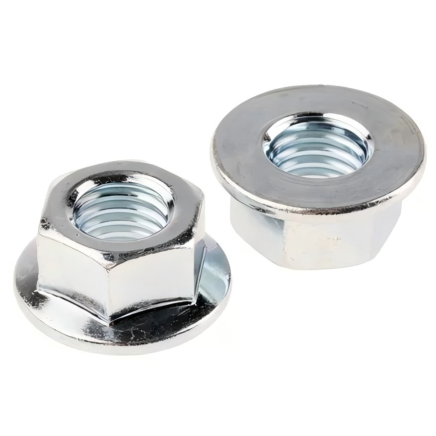 Hexagonské ořechy s přírubou DIN EN 1661 ASME/ANSI B 18.2.2 DIN 6923 ISO 4161 Automotive Faltener